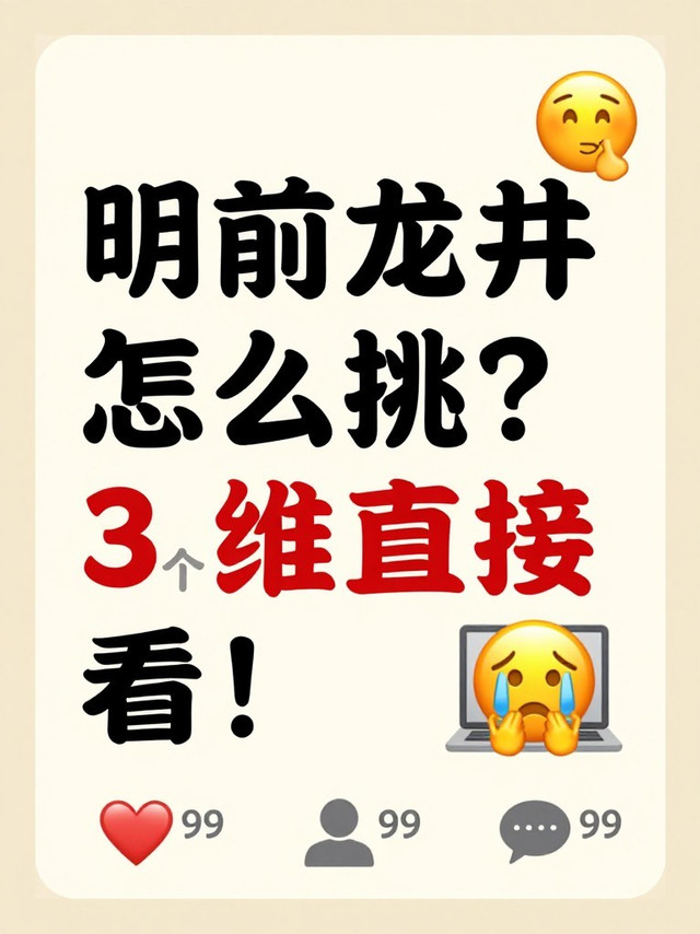 明前龙井怎么挑？3个维度直接看