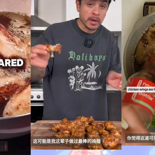 【tiktok】老外按照中国食谱做法做起了可乐鸡翅直言超好吃，又学到了一道中国菜