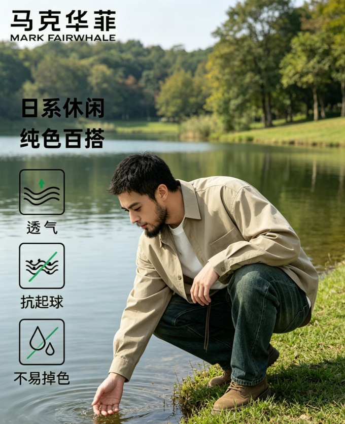 马克华菲男士衬衫