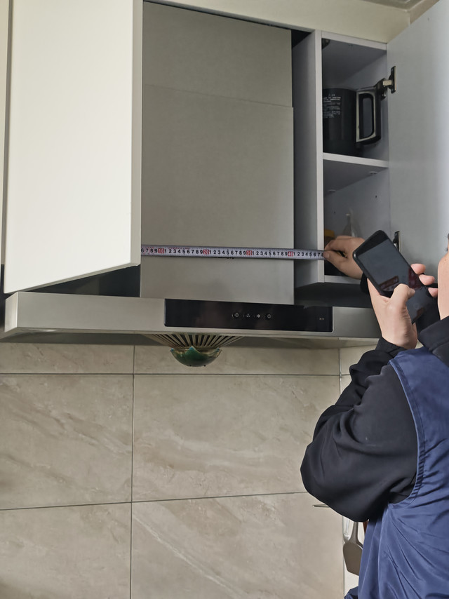 小米一分钱的油烟机勘测服务，体验完毕