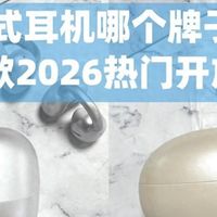 开放式耳机哪个牌子好？实测两款2026热门开放式耳机