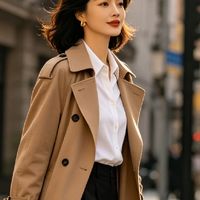 春季外套红黑榜：风衣选长还是短？实测3种版型谁更显瘦