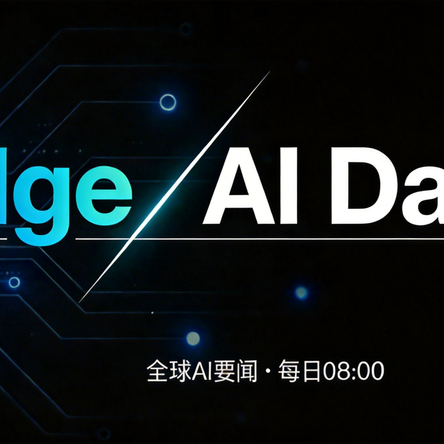 Edge AI Daily 早报（8月15日）