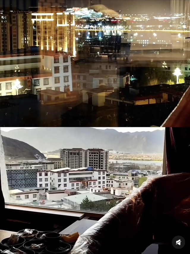 在拉萨，是谁在边泡澡边看布达拉宫～