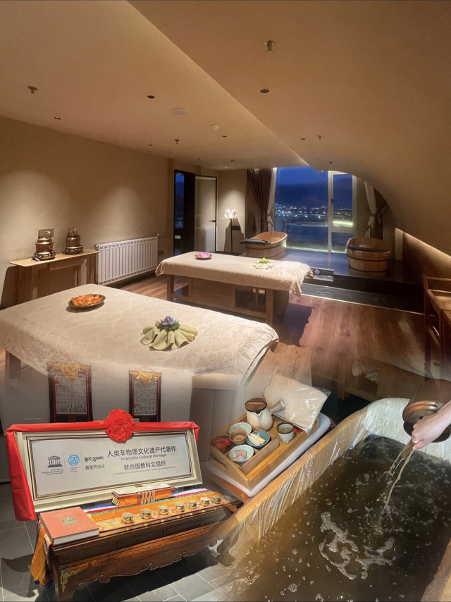 拉萨泡汤！藏药浴+藏式按摩，身心都放送了