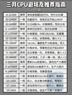 2026装机CPU选购指南｜AMD+Intel双阵营避坑攻略