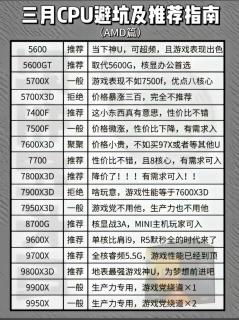 2026装机CPU选购指南｜AMD+Intel双阵营避坑攻略