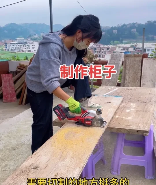 旧木板改造复古风收纳柜全记录
