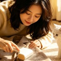 宠物粘毛滚筒——换季掉毛像下雪，这玩意儿我买了三个