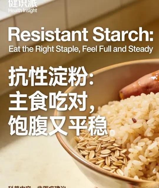 抗性淀粉：主食吃对，饱腹又平稳