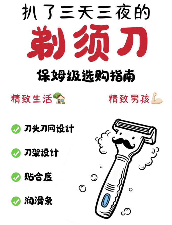 吉列手动剃须刀