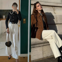 显高10cm不是梦！小个子&梨形身材的春季阔腿裤穿搭避坑指南