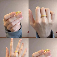 周大福新款“旋转木马”黄金戒指，戴上手后真的有点上头