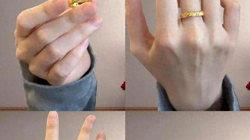 周大福新款“旋转木马”黄金戒指，戴上手后真的有点上头