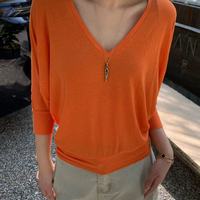 春夏衣橱刚需✨巴卜 Studio 三色 V 领 T 恤太好穿