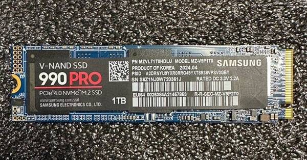 太大胆了：又一批三星990 Pro假SSD流入市场！这次直接不能用