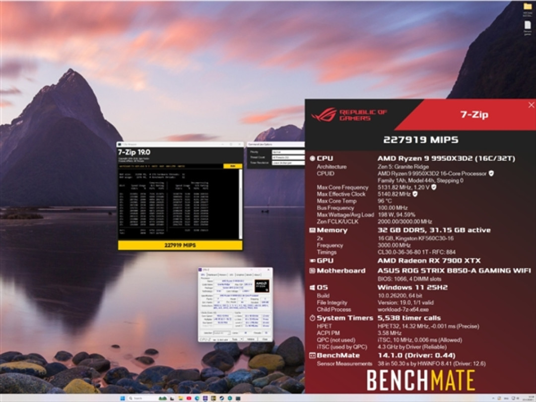 9950X3D2风冷首测成绩提前曝光!双X3D缓存还没发力