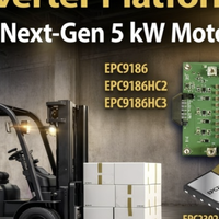 EPC发布用于机器人和轻型电动车的5kW氮化镓三相逆变器