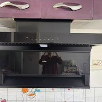 开放式厨房封神！海尔大嘴 C61Pro 烟灶套装✨爆炒也无烟