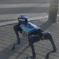 外卖小哥看完后背发凉！高德机器狗首度现身街头：过马路等红绿灯 会自己买奶茶