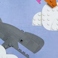 乐高101块积木能拼出什么？UFO绑架、飞屋、金刚鹦鹉、古栗欧克王