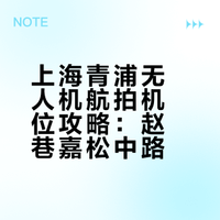 无人机新规上海蓝区体验之四：青浦之心