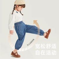 软牛仔女童防蚊裤｜夏日遛娃封神裤，软到不想脱✨