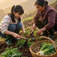 重庆春天的味道：野菜与腊肉