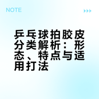 乒乓球拍的胶皮有何讲究（秒懂体育）