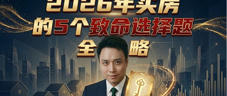 2026年买房的5个致命选择题全攻略。买新房还是二手房？选高层还是低层？该贷款还是全款？商贷还是公积金？等额本金还是等额本息？_理财_什么值得买