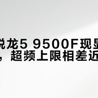 AMD锐龙5 9500F现显著体质差异，超频上限相差近1GHz