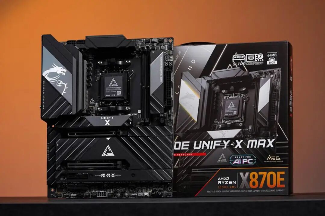 微星MEG X870E UNIFY-X MAX暗影主板评测：超频实力过硬，扩展应有尽有