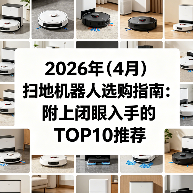 2026年（618）扫地机器人选购指南：附上闭眼入手的TOP10推荐