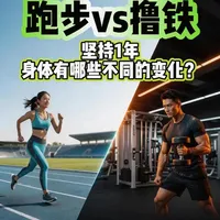 跑步与撸铁坚持一年：身体核心机能的差异与重塑