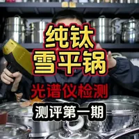 13款纯钛雪平锅测评:光谱仪实测揭露材质真相