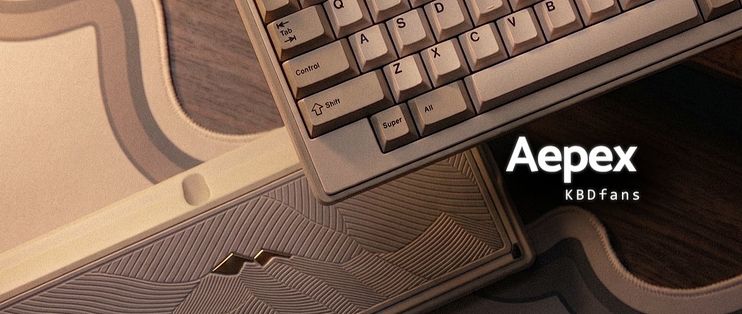 [Aepex 60] 这把键盘背面有群山 | KBDfans_键盘_什么值得买
