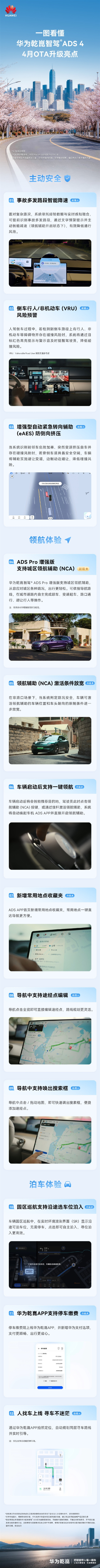 华为乾崑智驾放大招！Pro增强版终于能跑城区NCA了