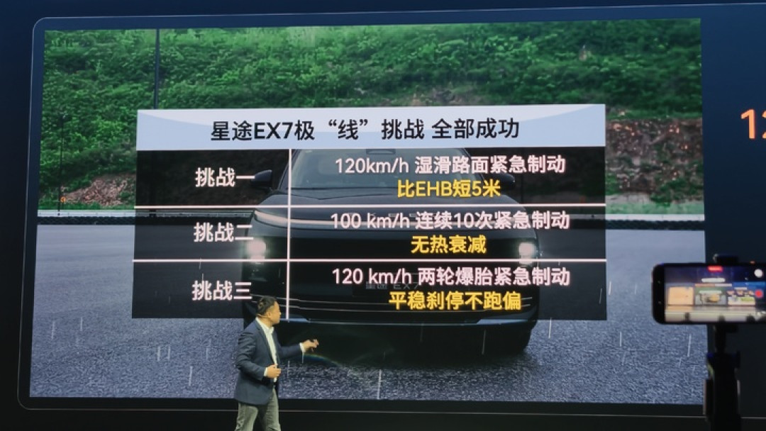 行业首发!线控制动量产上车,奇瑞星途 EX7 上市售价 19.99 万元起