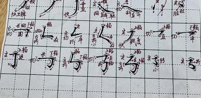 笔画练不好就死磕,入笔收笔收笔和轻重缓急干货满满关注收藏吧!_美术用品_什么值得买
