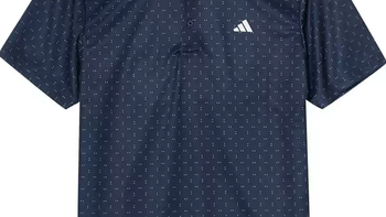 Adidas/阿迪达斯 男子翻领透气高尔夫运动休闲短袖Polo衫