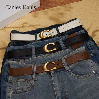 牛仔裤的本命腰带｜Canles Konis 2026 新款真皮款，低调显贵封神