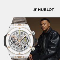 每日腕星｜限量白陶瓷 宇舶姆巴佩联名款