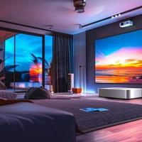 三色激光投影仪实测：高配置下放，家用投影该怎么选？