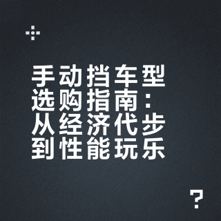 哪些手动挡车型好开又实用，一文给你讲清楚