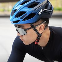 匹克渐变蓝头盔：轻便安全的高颜值通勤选择！
