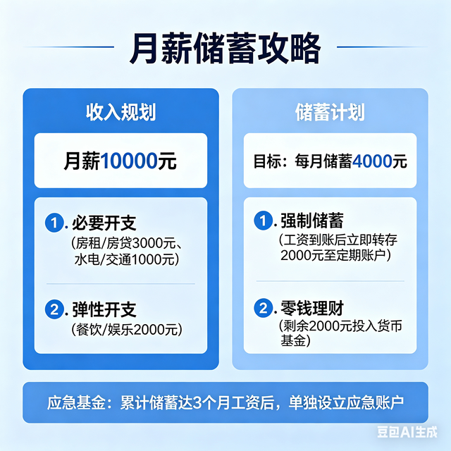 月薪储蓄攻略