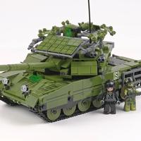 小鲁班 T-90 BrickMeet拼搭 积制模王 1:35