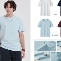 BYB23000-针织纯棉短袖T恤衫(男女通用)