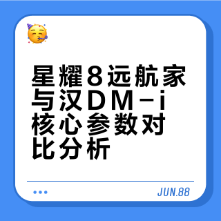 家用插混轿车怎么选？深度对比星耀8远航家和汉DM-i，看完不纠结