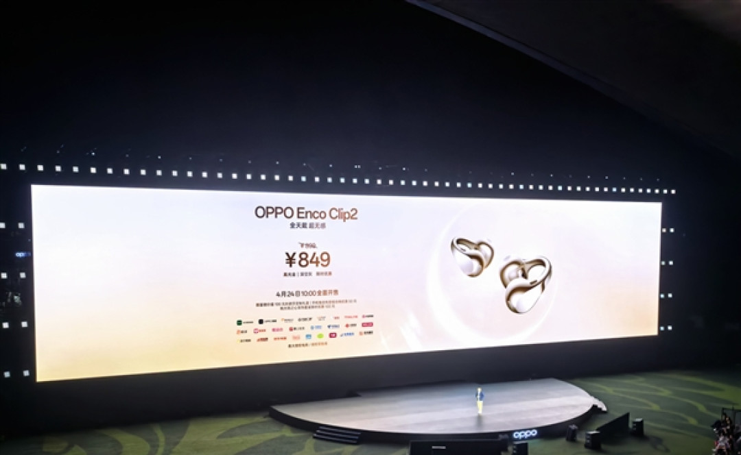 OPPO Enco Clip 2发布:北欧丹拿调音 849元